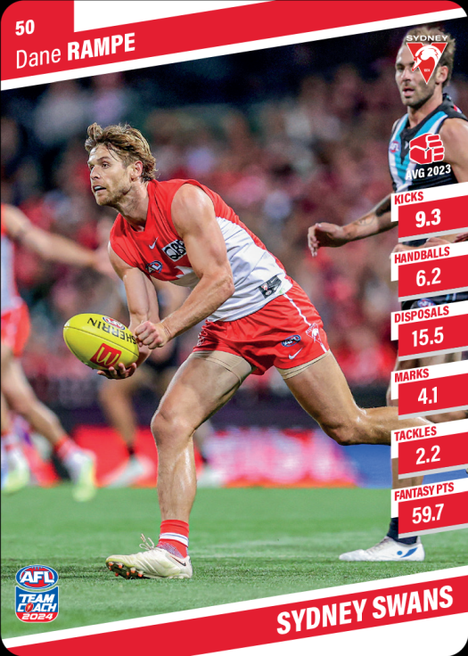 2024 AFL Team Coach Commons - 50 - Dane Rampe - Sydney Swans