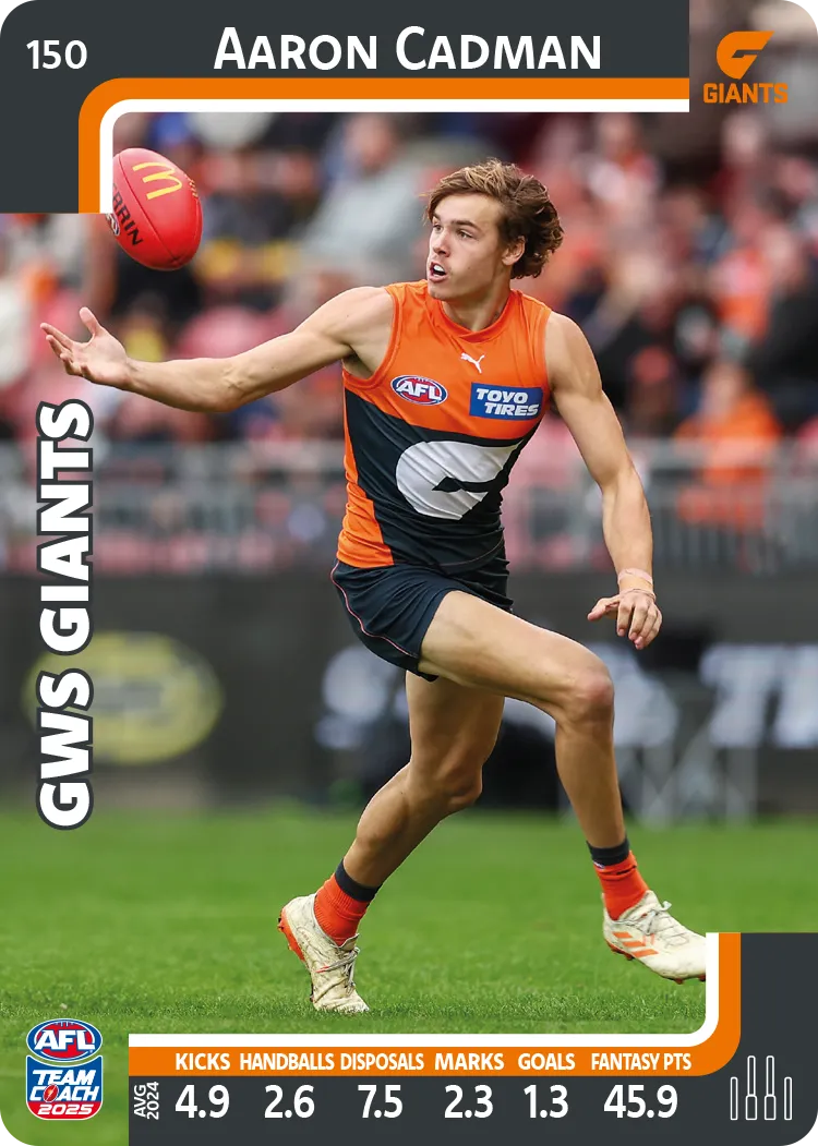 2025 AFL Team Coach Commons - Card 101 - 150