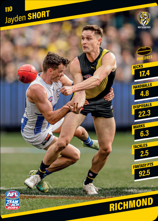 2024 AFL Teamcoach Commons - 110 - Jayden Short