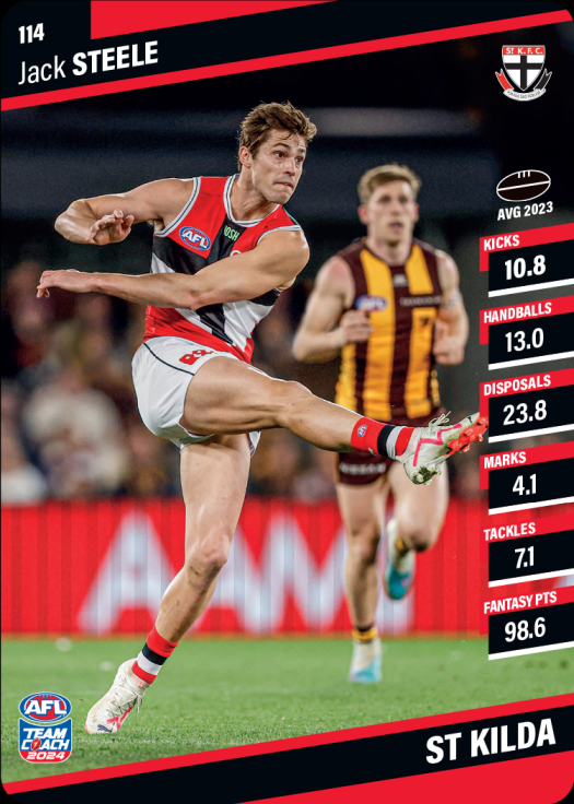 2024 AFL Teamcoach Commons - 114 - Jack Steele