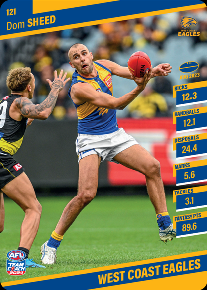 2024 AFL Teamcoach Commons - 121 - Dom Sheed