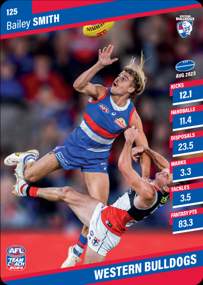 2024 AFL Teamcoach Common Team Set - Western Bulldogs