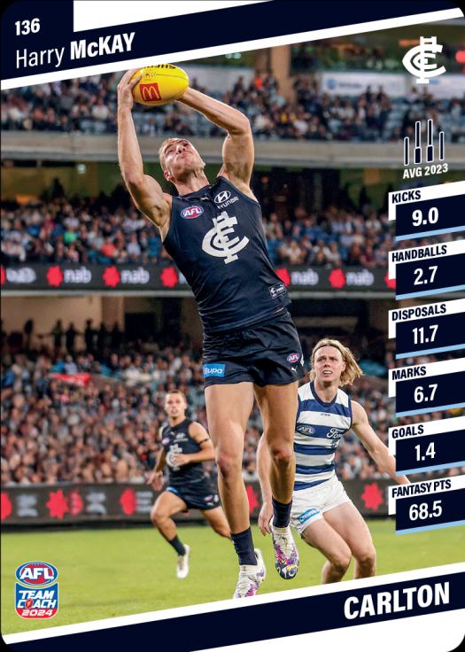 2024 AFL Teamcoach Commons - 136 - Harry McKay