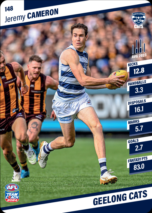 2024 AFL Teamcoach Commons - 148 - Jeremy Cameron