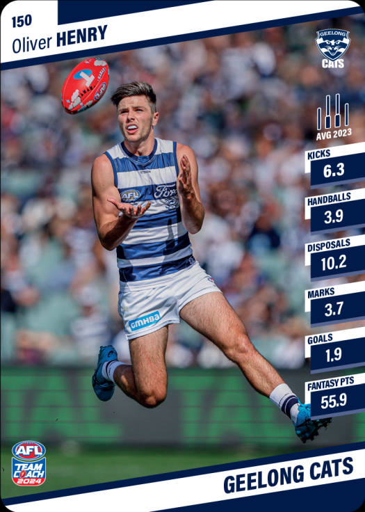2024 AFL Teamcoach Commons - 150 - Oliver Henry