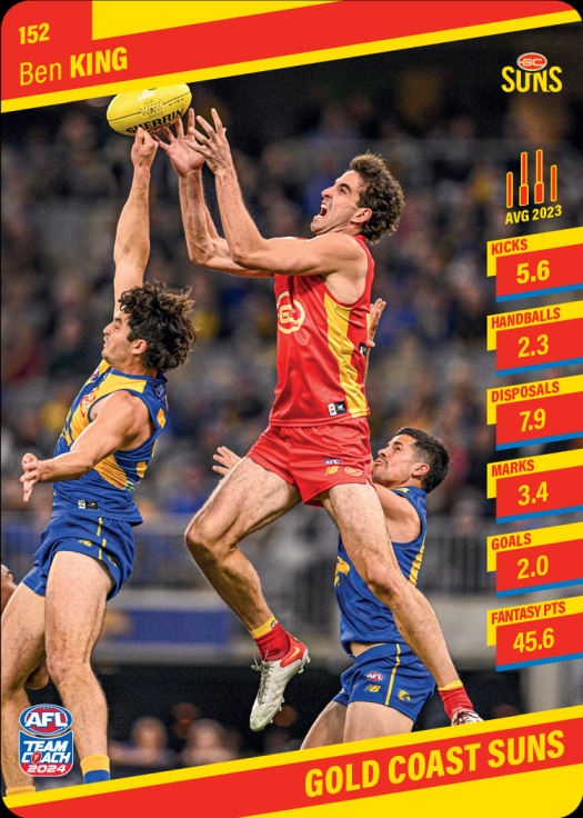 2024 AFL Teamcoach Commons - 152 - Ben King