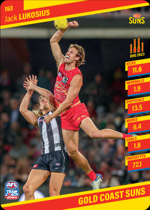 2024 AFL Teamcoach Commons - 153 - Jack Lukosius