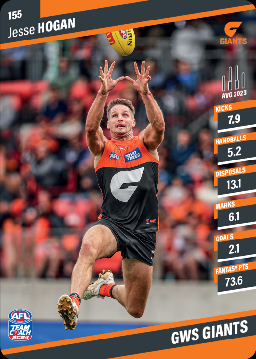 2024 AFL Teamcoach Commons - 155 - Jesse Hogan