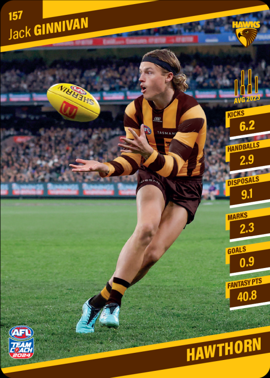 2024 AFL Teamcoach Commons - 157 - Jack Ginnivan