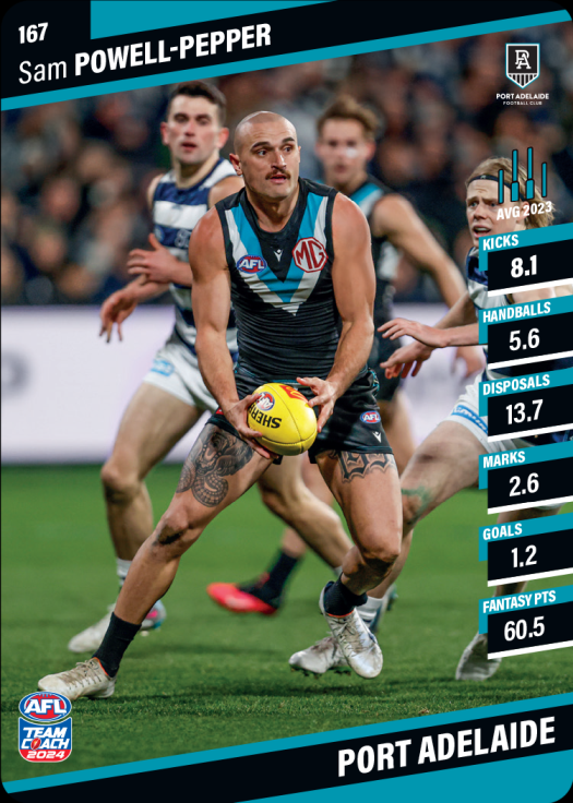 2024 AFL Teamcoach Commons - 167 - Sam Powell-Pepper