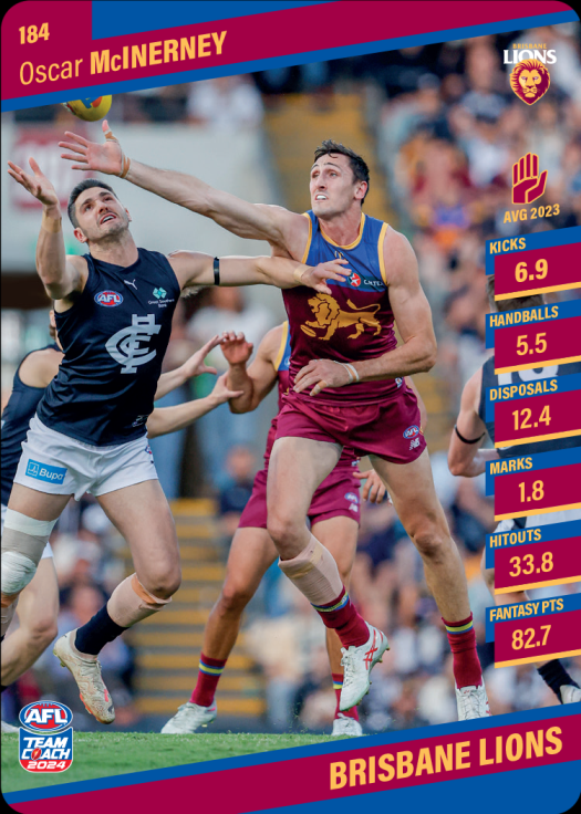 2024 AFL Teamcoach Commons - 184 - Oscar McInerney