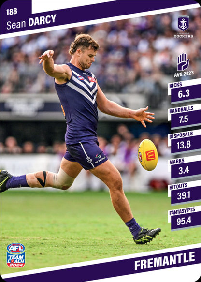 2024 AFL Teamcoach Commons - 188 - Sean Darcy