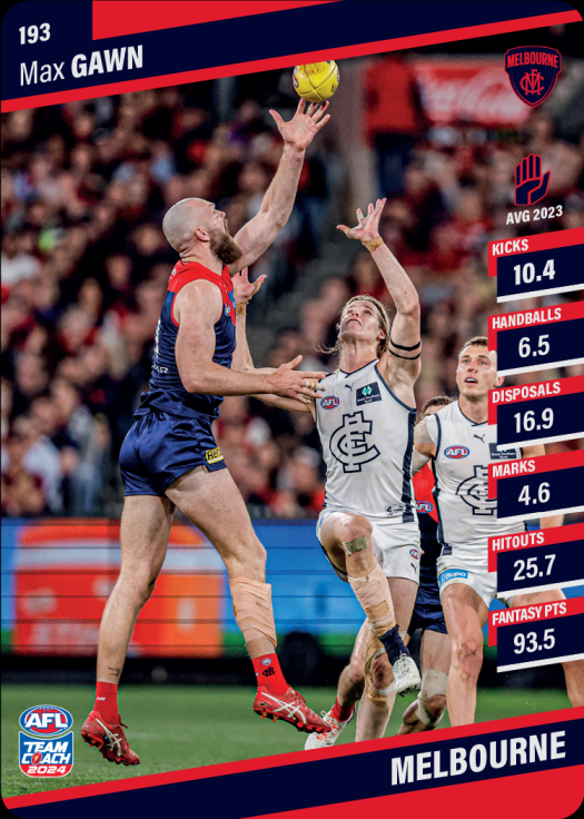2024 AFL Teamcoach Commons - 193 - Max Gawn
