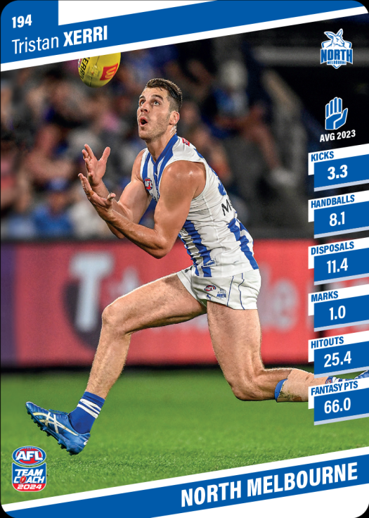 2024 AFL Teamcoach Commons - 194 - Tristan Xerri