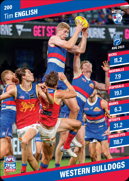 2024 AFL Teamcoach Common Team Set - Western Bulldogs
