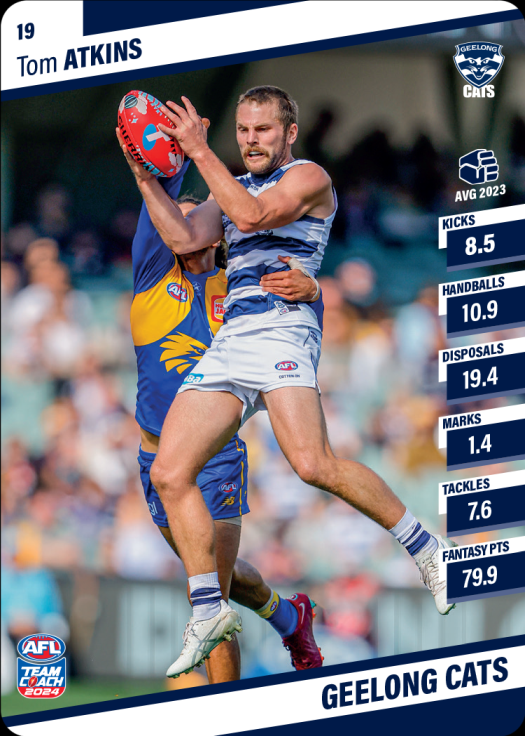 2024 AFL Team Coach Commons - 19 - Tom Atkins - Geelong Cats