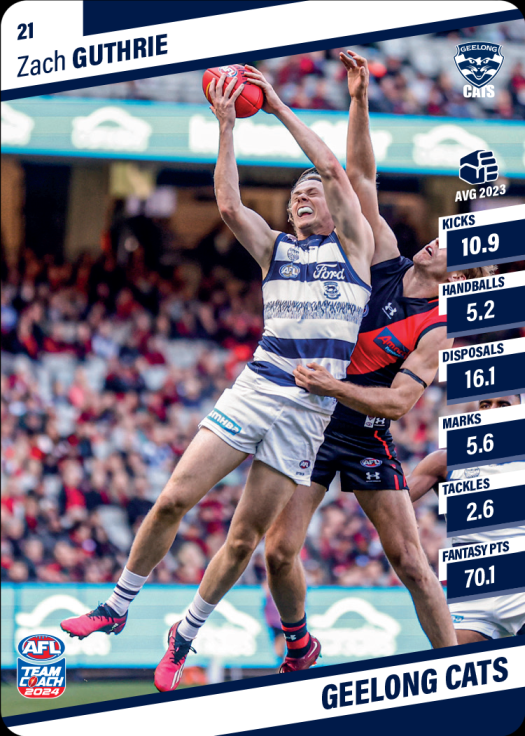 2024 AFL Team Coach Commons - 21 - Zach Guthrie - Geelong Cats