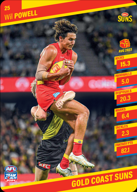 2024 AFL Team Coach Commons - 25 - Wil Powell - Gold Coast Suns