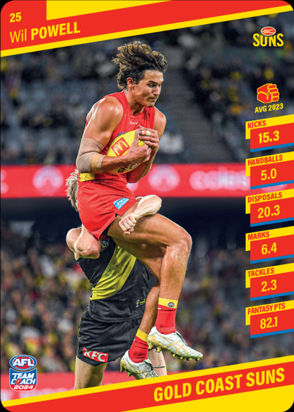 2024 AFL Team Coach Commons - 25 - Wil Powell - Gold Coast Suns