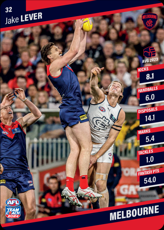 2024 AFL Team Coach Commons - 32 - Jake Lever - Melbourne Demons