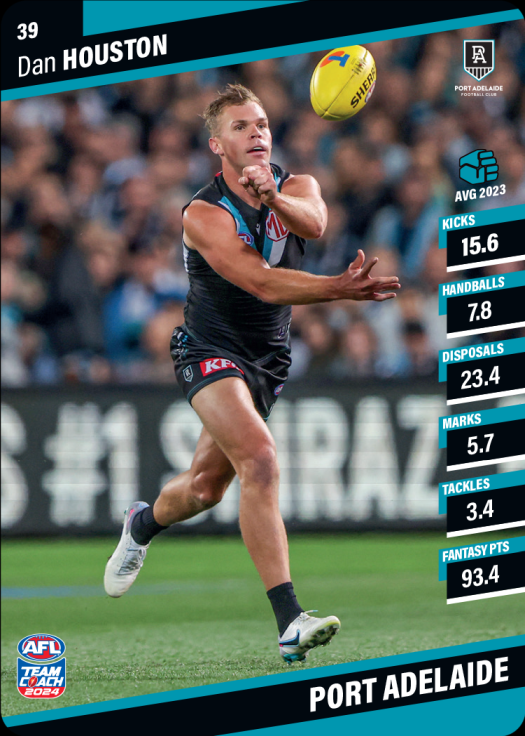 2024 AFL Team Coach Commons - 39 - Dan Houston - Port Adelaide Power