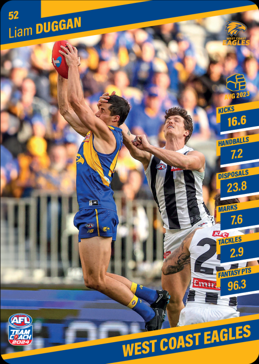 2024 AFL Teamcoach Common Team Set - West Coast