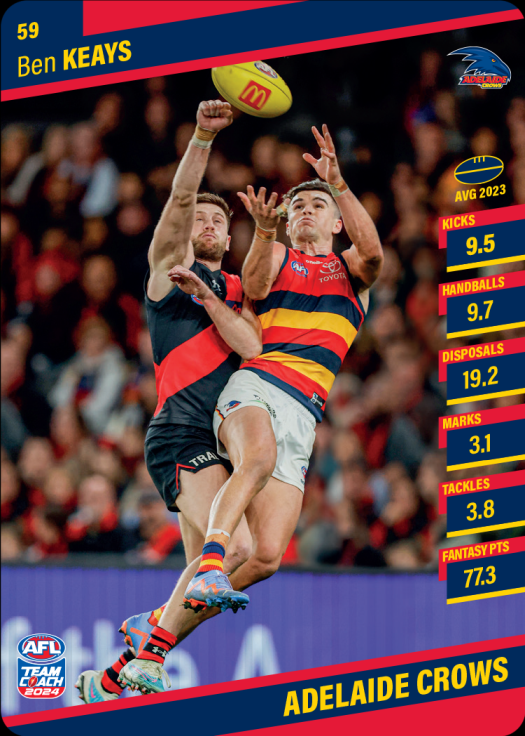 2024 AFL Teamcoach Commons - 59 - Ben Keays