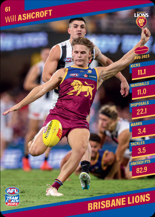 2024 AFL Teamcoach Commons - 61 - Will Ashcroft