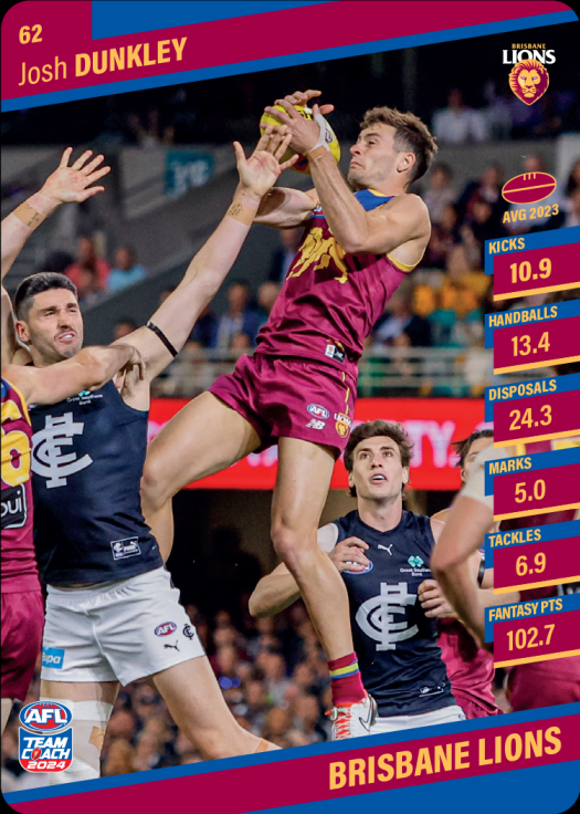 2024 AFL Teamcoach Commons - 62 - Josh Dunkley