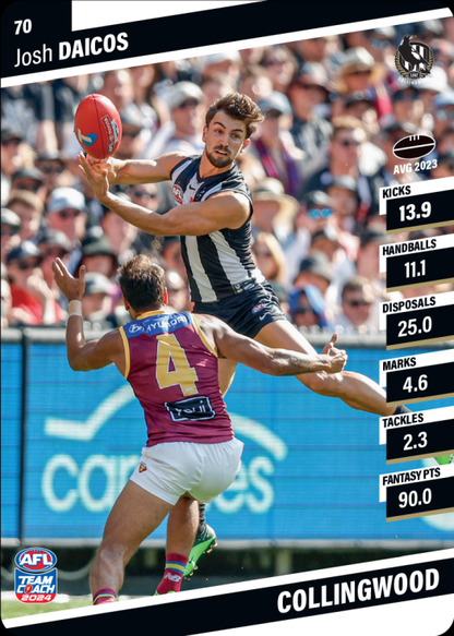 2024 AFL Teamcoach Commons - 70 - Josh Daicos