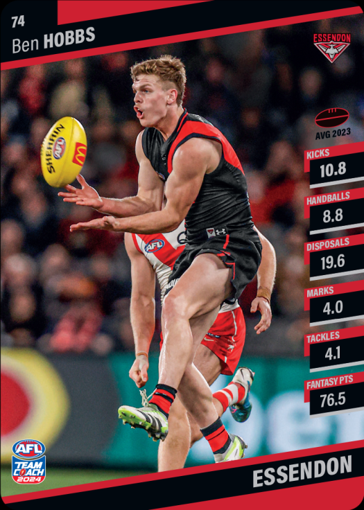 2024 AFL Teamcoach Commons - 74 - Ben Hobbs