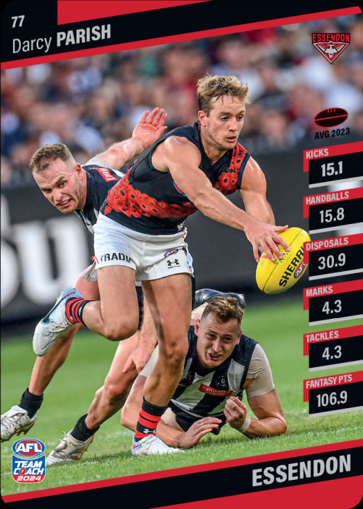 2024 AFL Teamcoach Commons - 77 - Darcy Parish