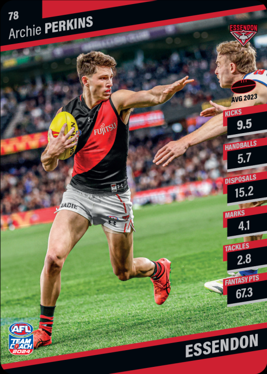2024 AFL Teamcoach Commons - 78 - Archie Perkins
