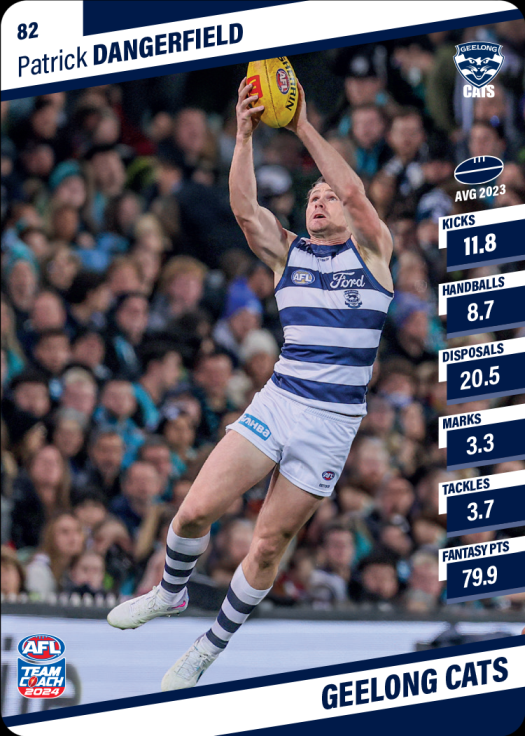 2024 AFL Teamcoach Commons - 82 - Patrick Dangerfield