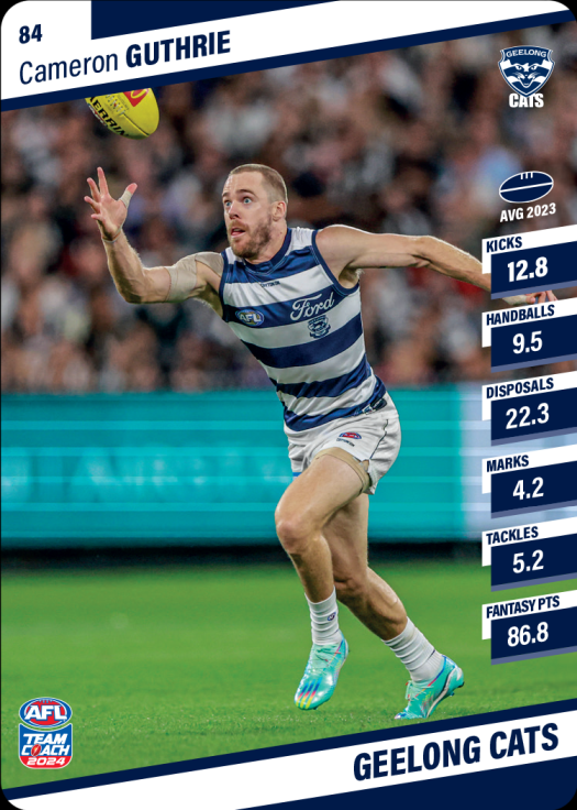 2024 AFL Teamcoach Commons - 84 - Cameron Guthrie
