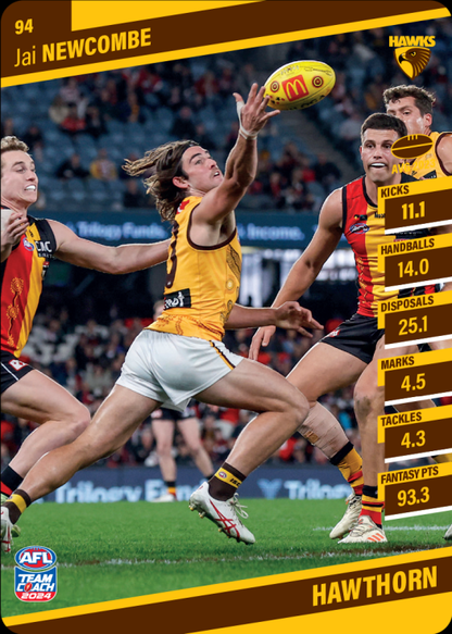 2024 AFL Teamcoach Commons - 94 - Jai Newcombe