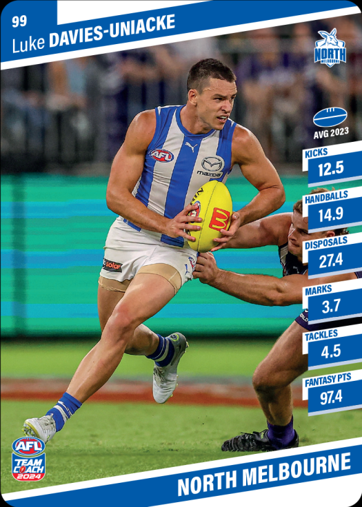2024 AFL Teamcoach Commons - 99 - Luke Davies-Uniacke