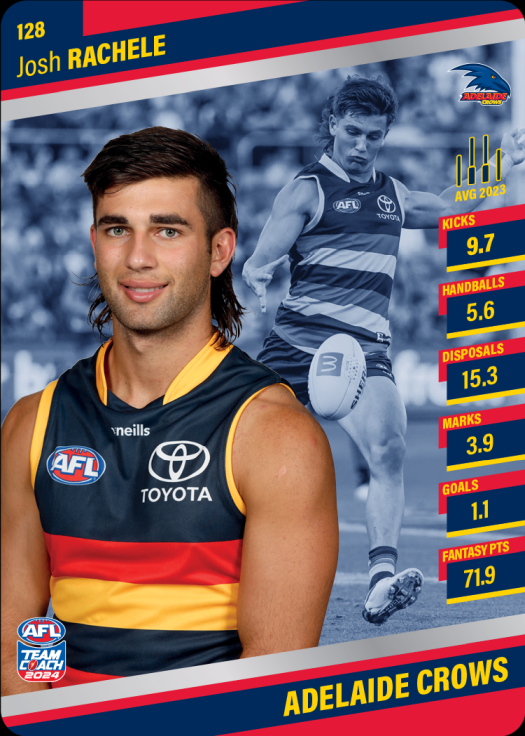 2024 AFL Team Coach Silver Parallel - 128 - Josh Rachele