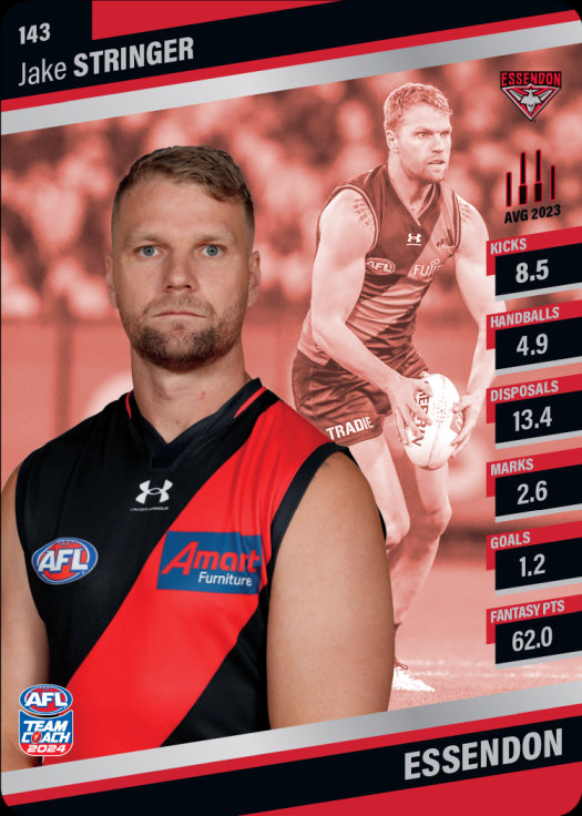 2024 AFL Team Coach Silver Parallel - 143 - Jake Stringer
