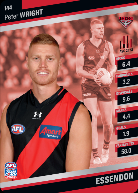 2024 AFL Team Coach Silver Parallel - 144 - Peter Wright
