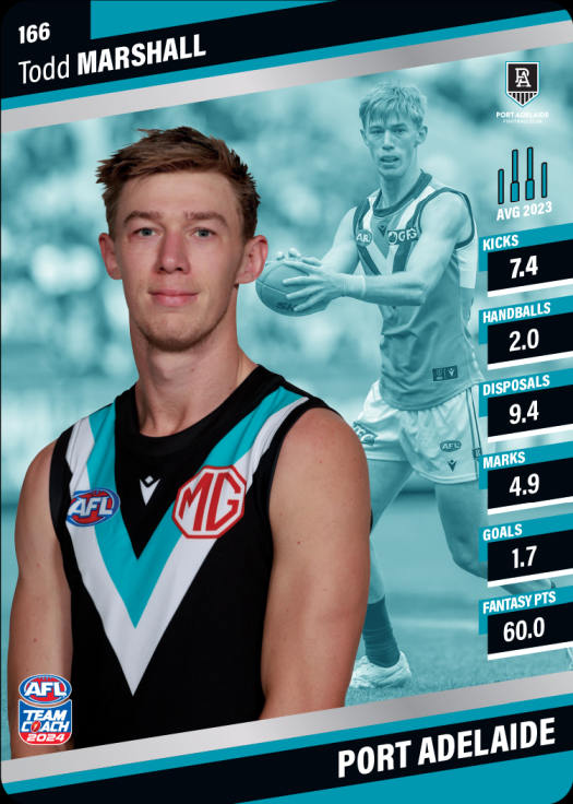 2024 AFL Team Coach Silver Parallel - 166 - Todd Marshall