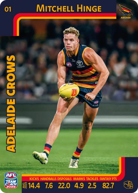 2025 AFL Team Coach Commons - Card 1 - 50