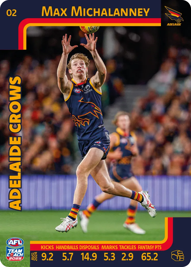 2025 AFL Team Coach Commons - Card 1 - 50