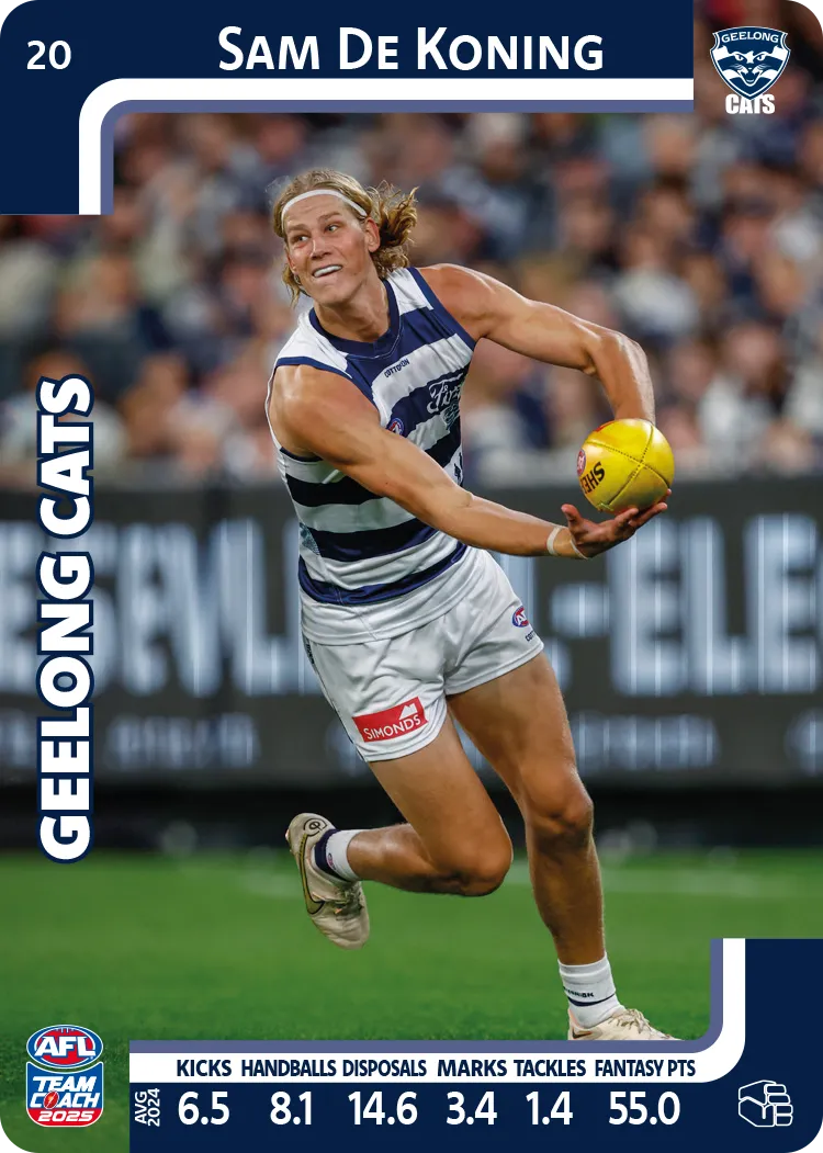 2025 AFL Team Coach Commons - Card 1 - 50