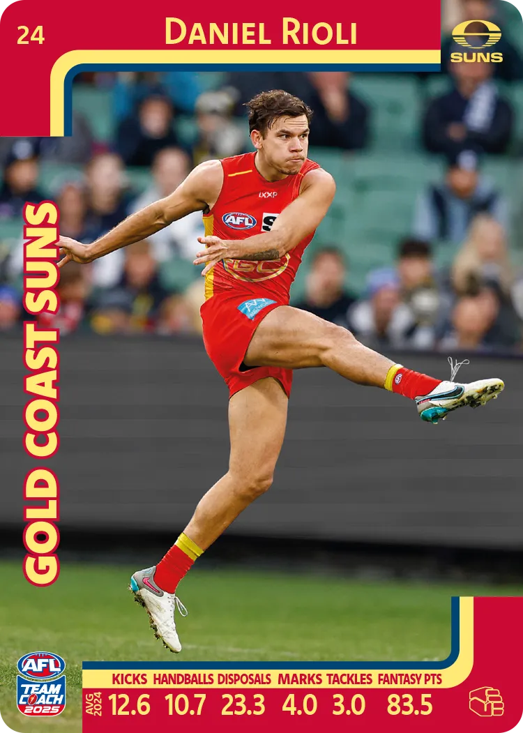 2025 AFL Team Coach Commons - Card 1 - 50