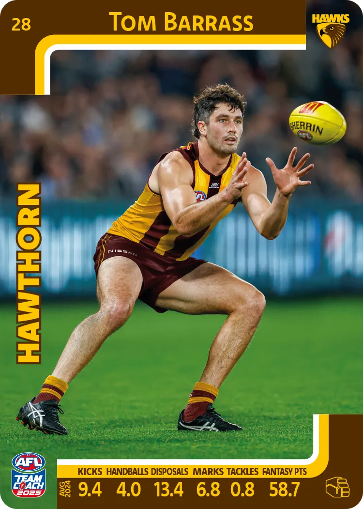 2025 AFL Team Coach Commons - Card 1 - 50