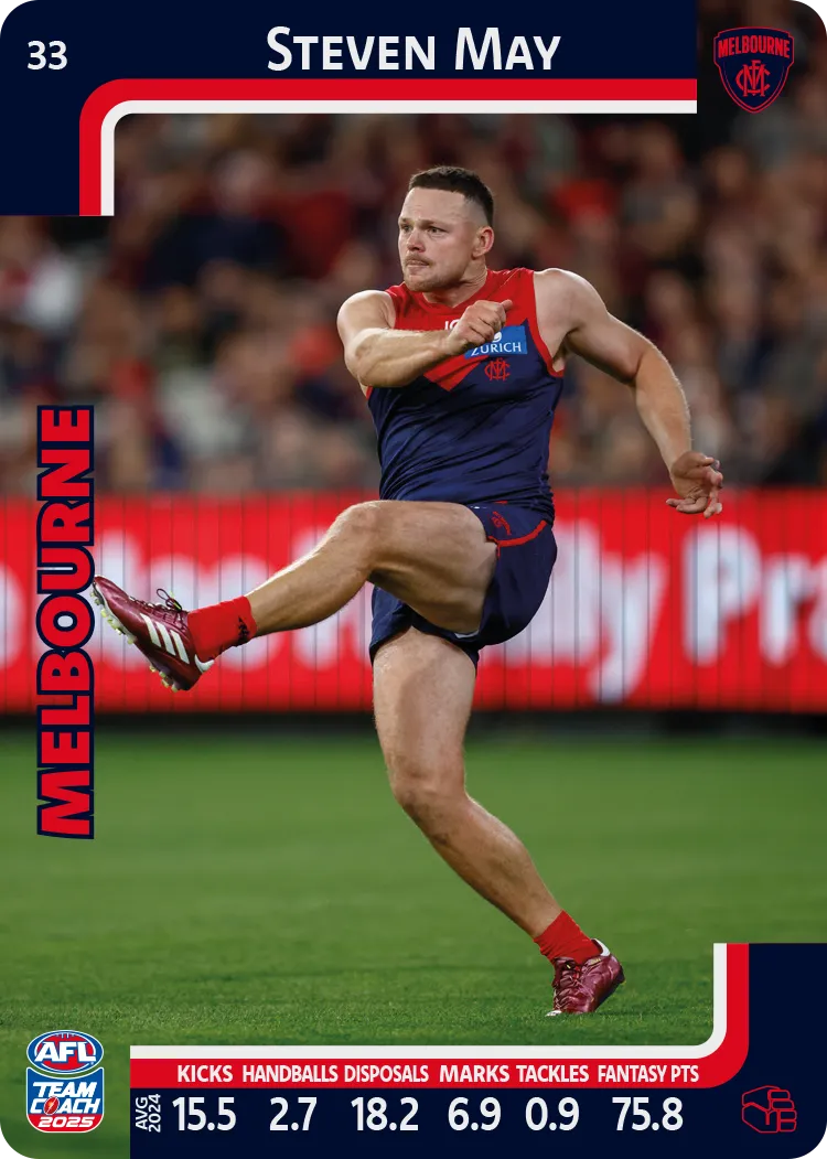 2025 AFL Team Coach Commons - Card 1 - 50
