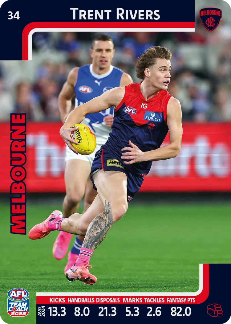 2025 AFL Team Coach Commons - Card 1 - 50