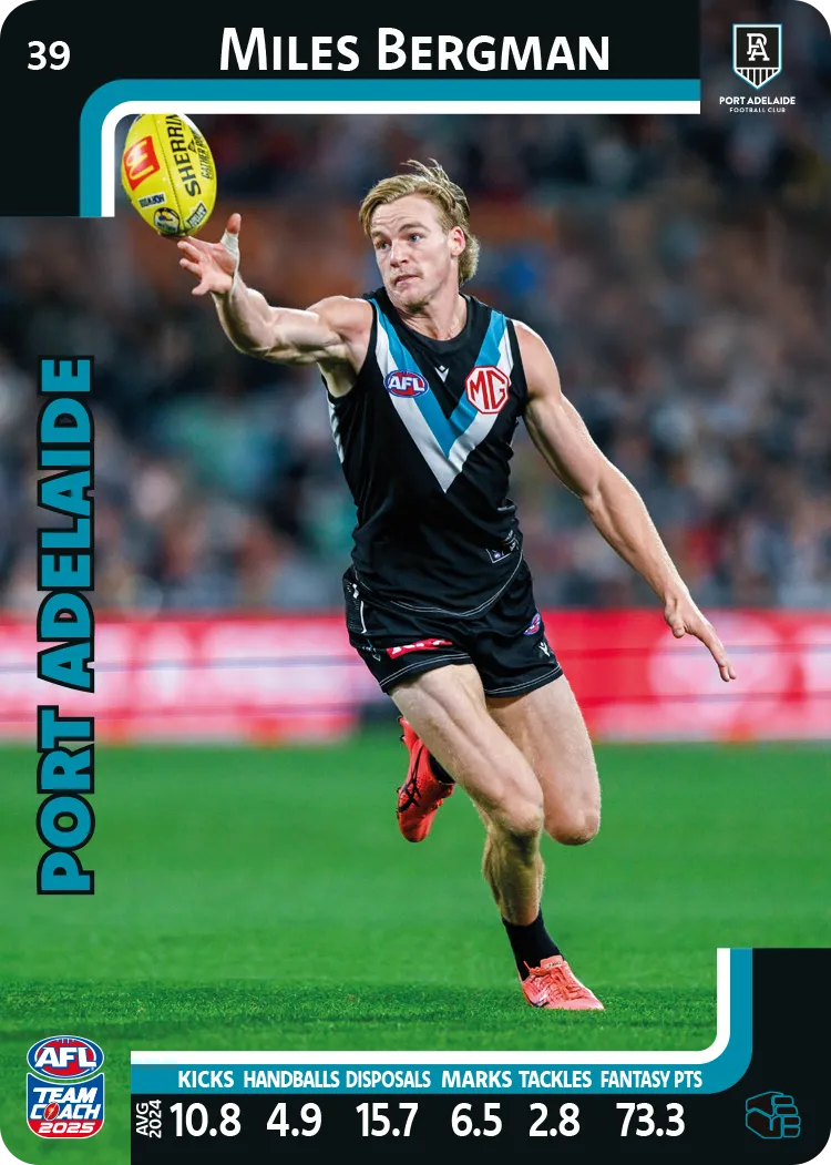 2025 AFL Team Coach Commons - Card 1 - 50