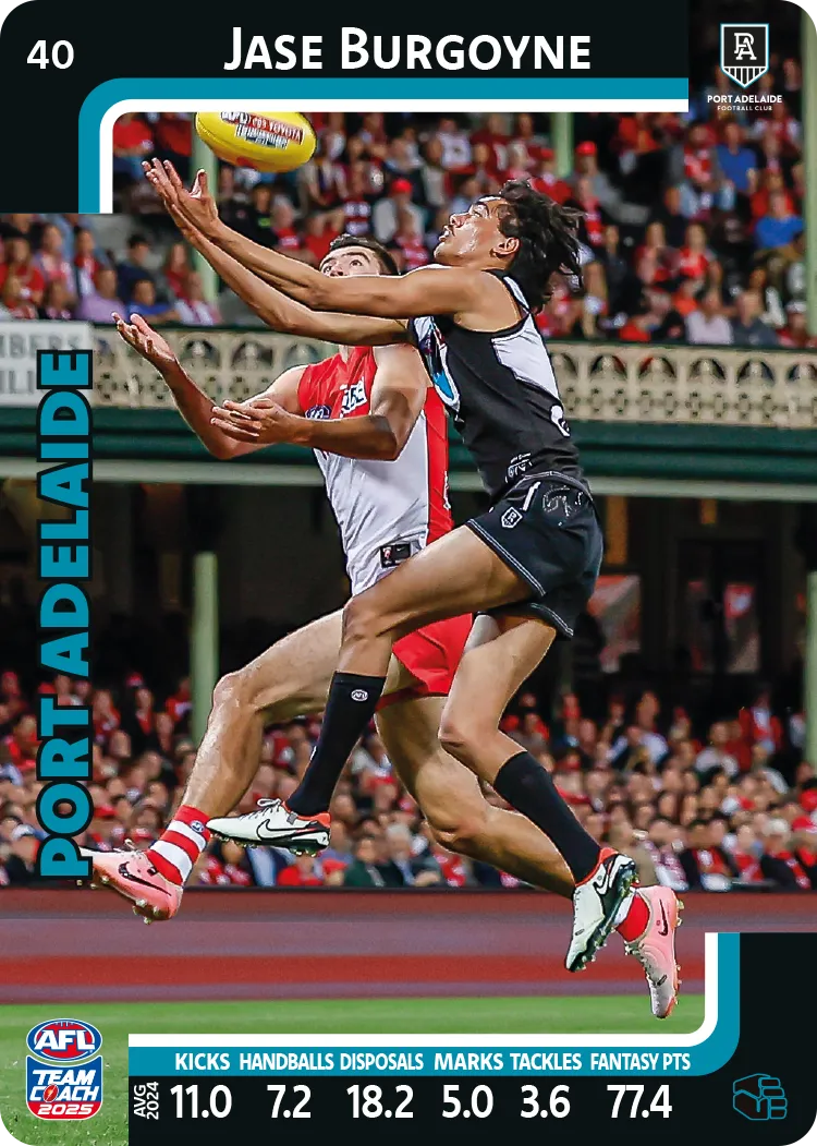 2025 AFL Team Coach Commons - Card 1 - 50
